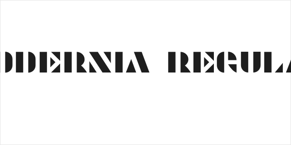 Modernia Regular Logo
