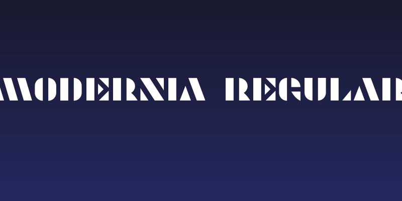 Modernia Regular Social Header