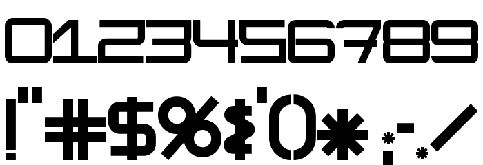 ModernismBold Font OTHER CHARS
