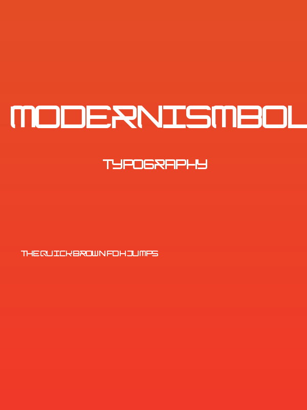 ModernismBold Poster