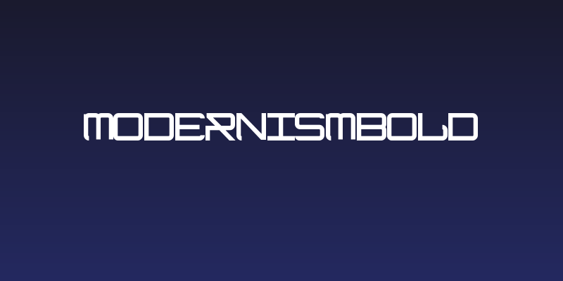 ModernismBold Social Header
