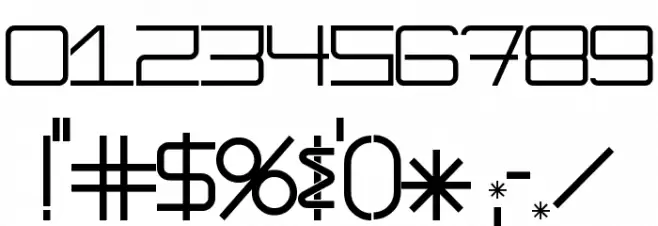 ModernismPlain Font OTHER CHARS