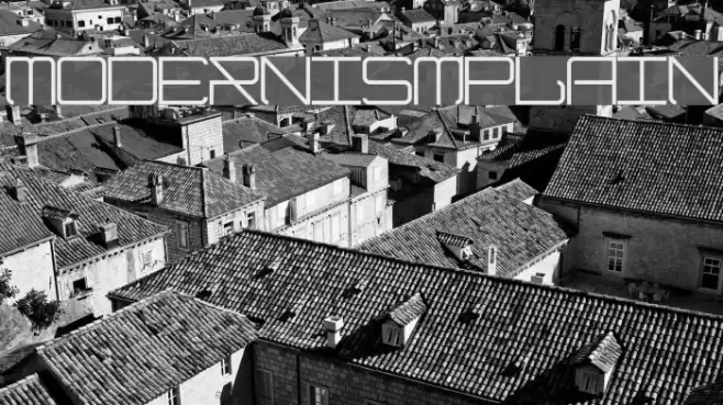 ModernismPlain Font examples