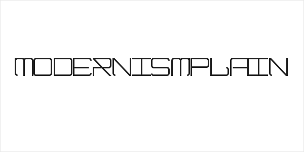 ModernismPlain Logo