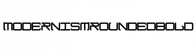 ModernismRoundedBold  Frei Schriftart Herunterladen
