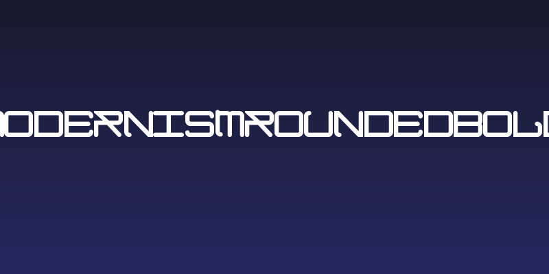 ModernismRoundedBold Social Header