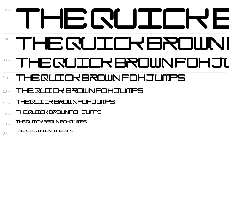 ModernismRoundedBold Waterfall