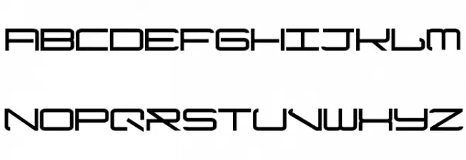 ModernismShort 字体 大写