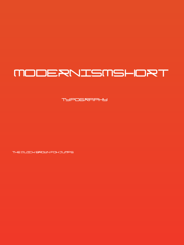 ModernismShort Poster