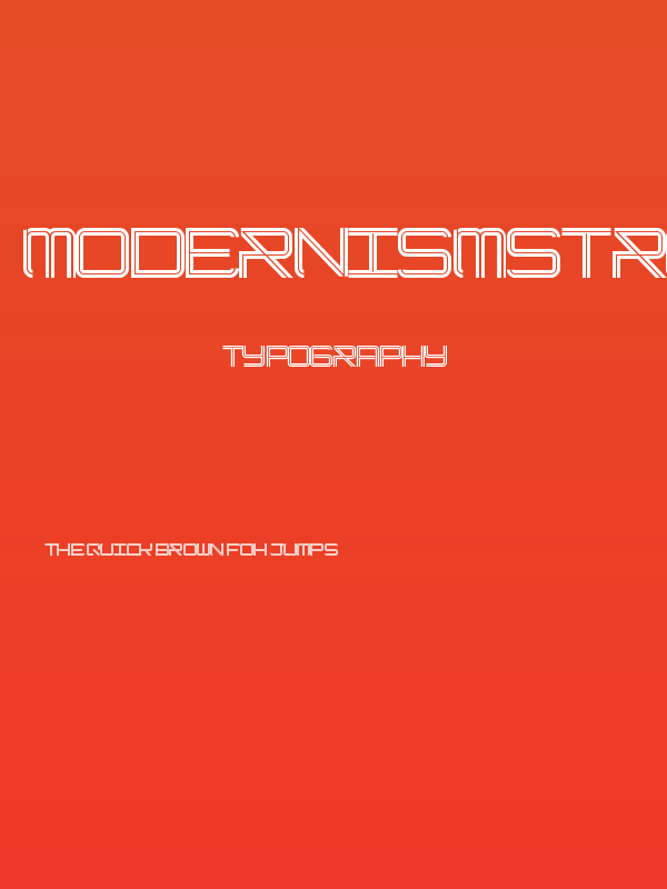 ModernismStroke Poster