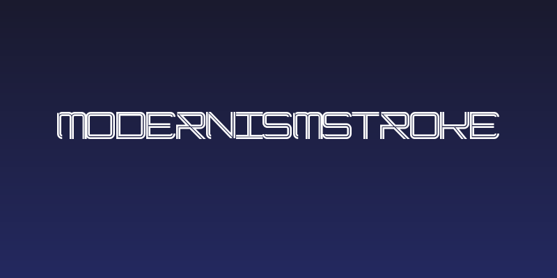 ModernismStroke Social Header