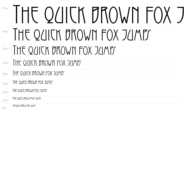 Modernist Nouveau Waterfall