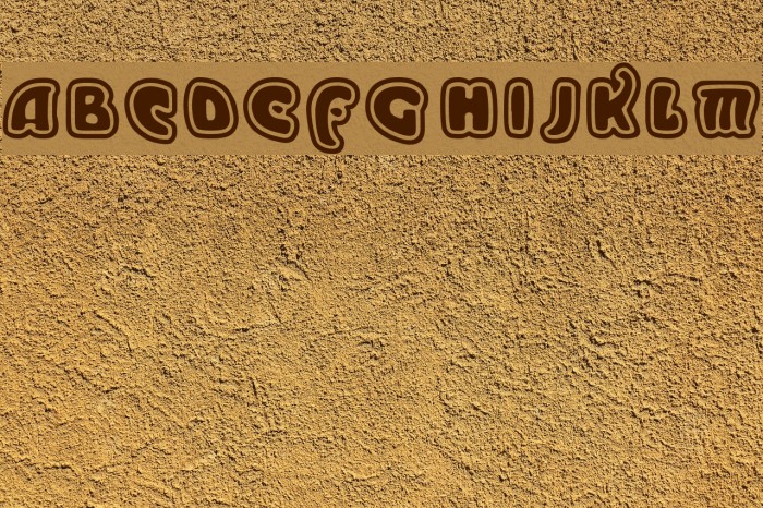 Moderno Outline Font examples