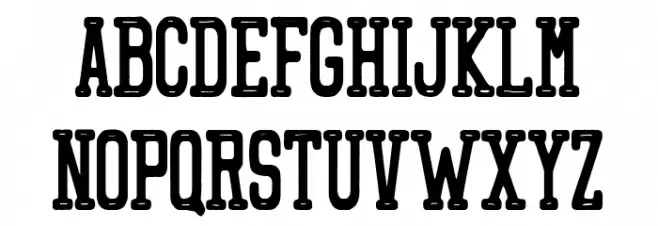 Moderno pero Espa Fonte MAIÚSCULAS