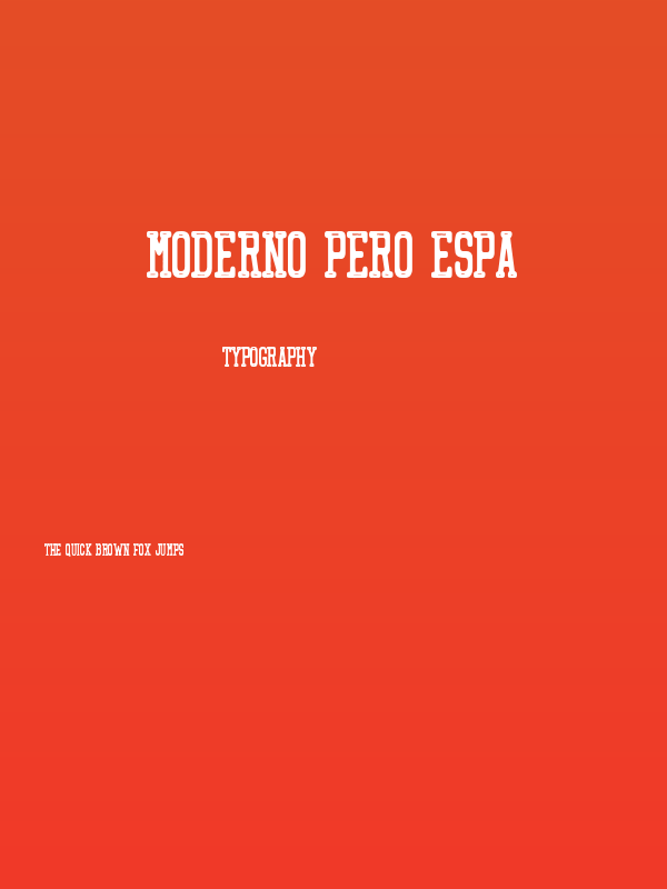 Moderno pero Espa Poster