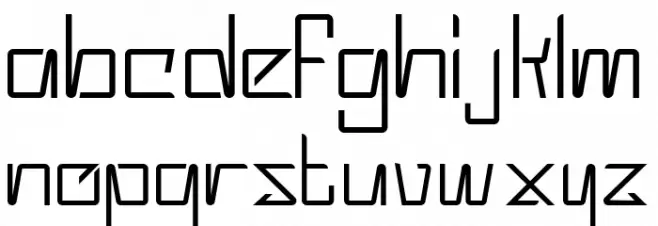 Moderno フォント 小文字