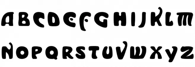 Moderno Schriftart Groß