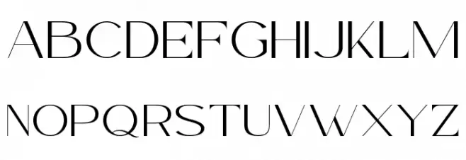 Moderrat Extra Light Polices MAJUSCULES