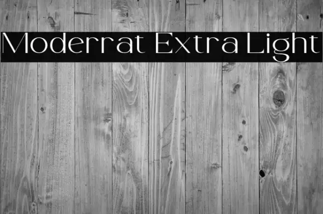 Moderrat Extra Light Example 1