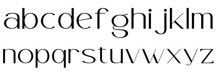 Moderrat Extra Light Font LOWERCASE