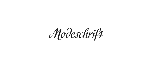 Modeschrift Logo