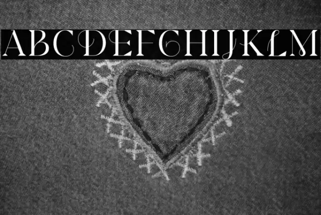 Modesfa Font examples