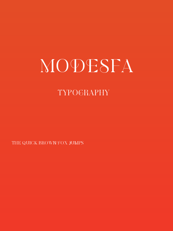 Modesfa Poster