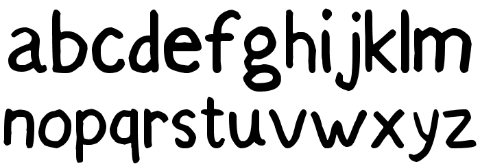 Modest Felt フォント 小文字