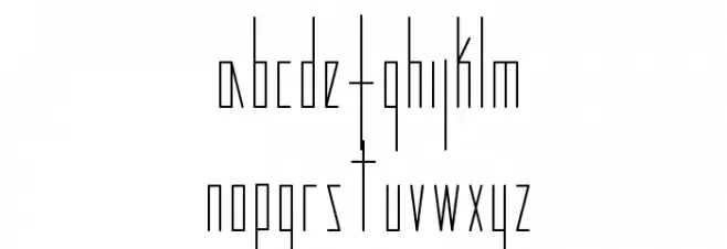 Modesta 字体 小写