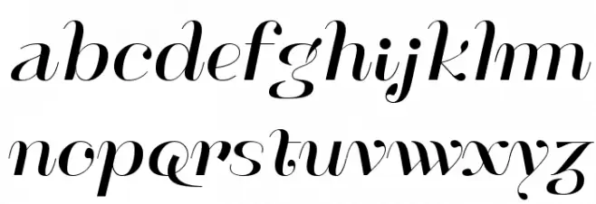 ModesteHenri Demo फ़ॉन्ट लोअरकेस