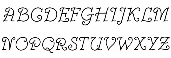 Modestina Schriftart Groß