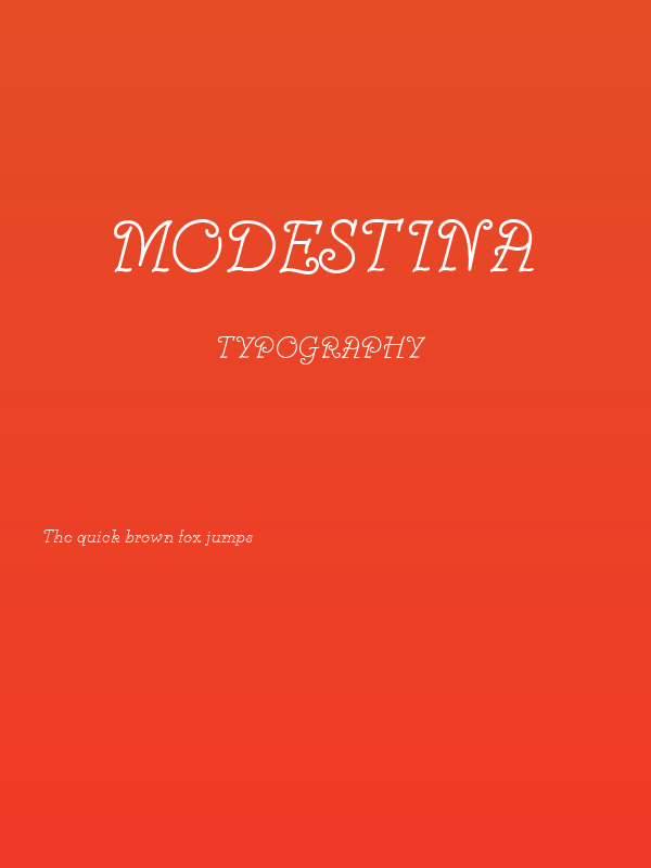 Modestina Poster