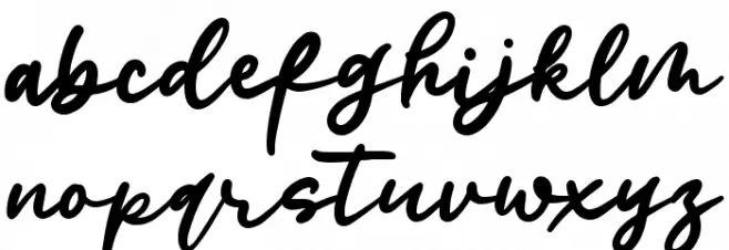 Modesty Script Fonte MINÚSCULAS