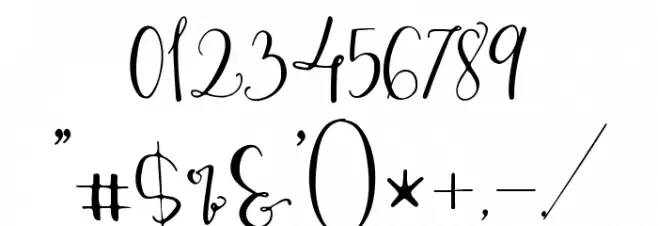 ModestyRegular Font OTHER CHARS