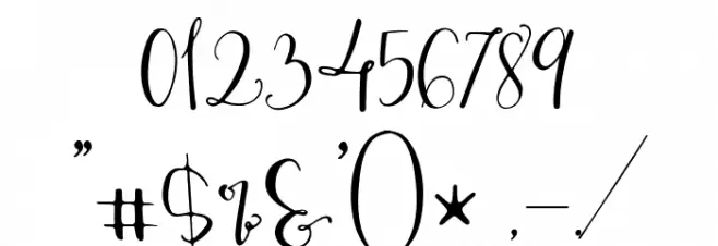 ModestyRegular Font OTHER CHARS