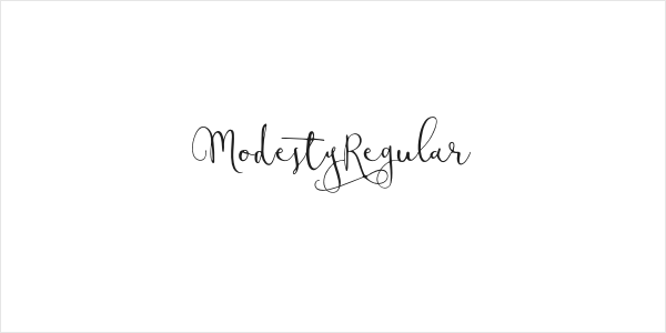 ModestyRegular Logo