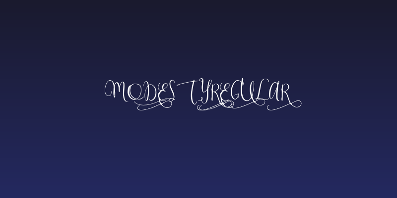 ModestyRegular Social Header