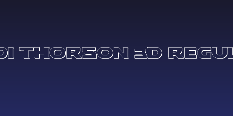 Modi Thorson 3D Regular Social Header