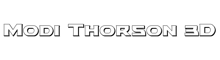 Modi Thorson 3D  لخطوط تنزيل