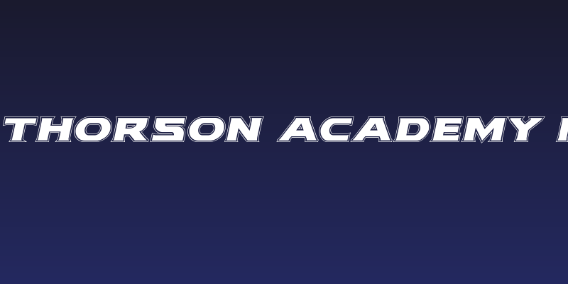 Modi Thorson Academy Italic Social Header