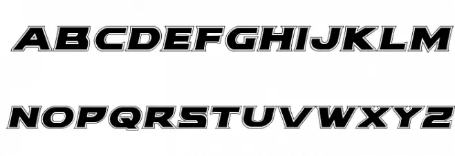 Modi Thorson Academy Italic Caratteri MINUSCOLO