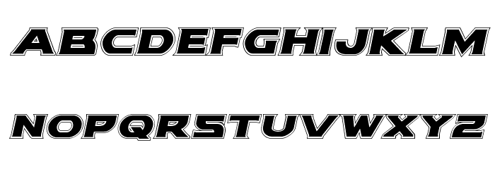 Modi Thorson Academy Italic Font LOWERCASE