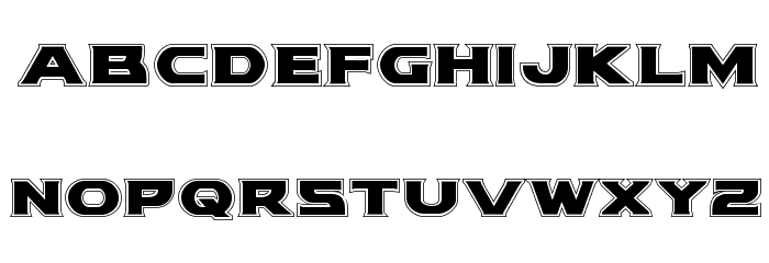 Modi Thorson Academy Regular Font LOWERCASE