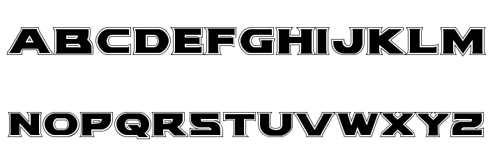 Modi Thorson Academy Regular Font LOWERCASE