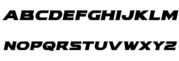 Modi Thorson Bold Italic Font LOWERCASE