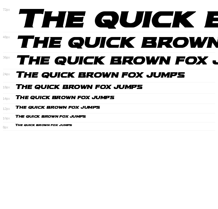 Modi Thorson Bold Italic Waterfall