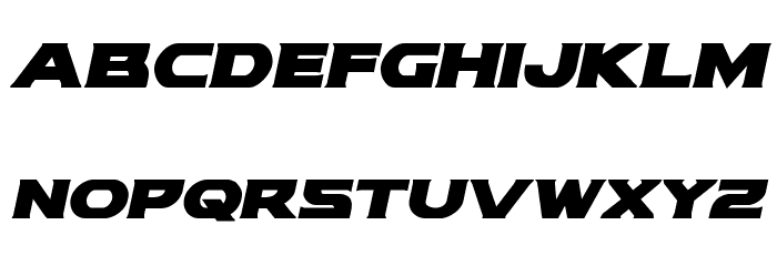 Modi Thorson Bold Italic Font LOWERCASE
