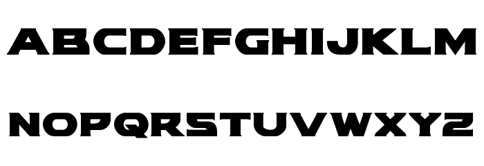 Modi Thorson Bold Font LOWERCASE