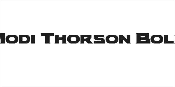 Modi Thorson Bold Logo