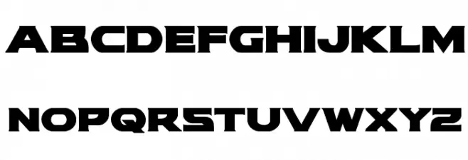 Modi Thorson Bold Schriftart Kleinbuchstaben